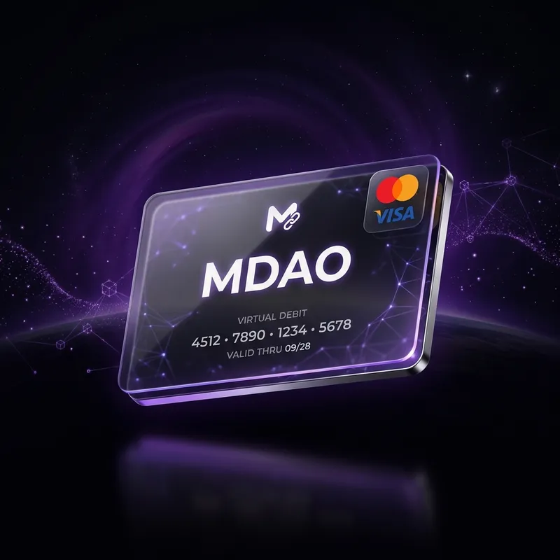 Виртуальная карта MDAO Wallet — крипто-кошелёк с картами